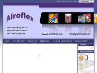 Website van Airo Flex 