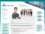 Website van Van Braak Accountants Veenendaal B.V. 