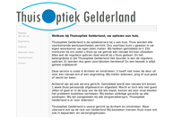 Website van Thuisoptiek Gelderland 