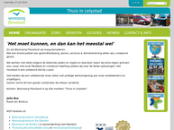Website van Woonzorg Flevo 