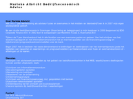 Marieke Albricht Bedrijfseconomisch Advies