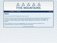 Website van Five Mountains B.v. 