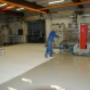 Aanbrengen coating vloer