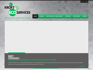 Website van Kroft Ecoservices natuursteenonderhoud 