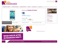 Website van Telecombinatie Connect 