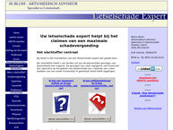 Website van M. Blom, arts, medisch adviseur 