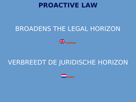 Proactive Law