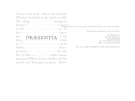 Praesentia