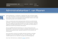Administratiekantoor I. van Maanen