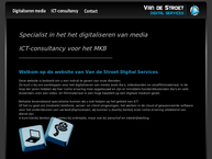 Website van Van de Stroet Digital Services 