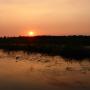 Zonsondergang vaartocht