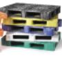 Plastic pallets in kleur