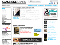Website van Klassieke Zaken Vereniging 
