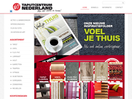 Website van Tapijtcentrum Nederland/Eurogordijn 