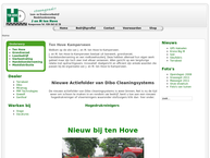 Website van Hove J en M ten Grondverzet en Loonbedrijf Kampen 