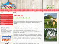 Website van Camping de Zandkant 