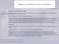 Praktijk voor Reiki en Holistische Massage E. van Hooidonk
