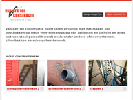 Website van Van der Tol Contructie Kuinre 