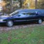 Donkerblauwe Cadillac