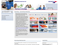 Website van Brenntag Nederland B.v. 