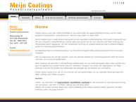 Website van Meijn Coatings Poedercoatsystemen 