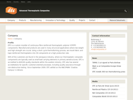 Website van Dutch Thermoplastic Components B.v. 