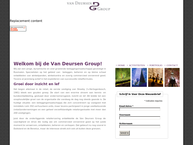 Website van Van Deursen Vastgoed Management B.v. 