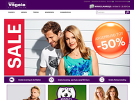 Website van Charles Vögele (Netherlands) B.v. 
