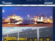 Website van Van Uden Logistiek B.v. 