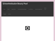 Website van Schoonheidssalon Beauty Pearl 