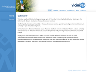 Website van VICINIVAX B.V. 