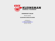 Website van Kleinsman Horeca Techniek 