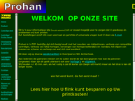 Website van Prohan 