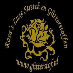Rosa 's Luxe Stretch en Glitterstoffen