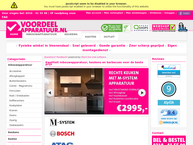 Website van Voordeelapparatuur.nl 