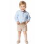 Blauw overhemd