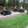 Quad rijden in de bossen!