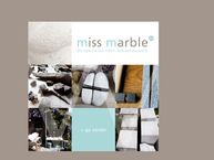 Website van Miss Marble 