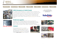 Website van De Wijnroemer Relief Goods BV 