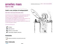 Annelies Maes Tekst & Web