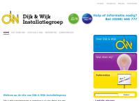 Website van Dijk & Wijk Holding B.v. 