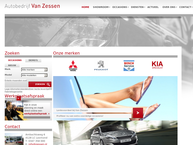 Website van Van Zessen Vastgoed B.V. 