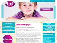 Website van Tjil! kinderopvang en bemiddeling 