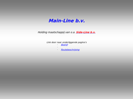 Website van Main-Line B.v. 