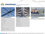 Website van Weggemans Holding B.v. 