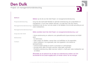 Den Dulk Project- en managementondersteuning