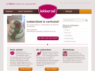 Website van Lekkerzoet 