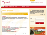 Website van Themetis, Serv.bur. v. advies, begeleiding en onderzoek 