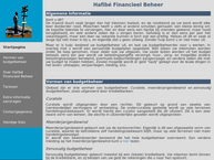 Website van Hafibé Financieel Beheer 