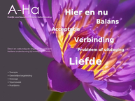 A-Ha, praktijk voor bewustword. en zelfontpl.